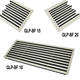 Linear grille with different types of frame